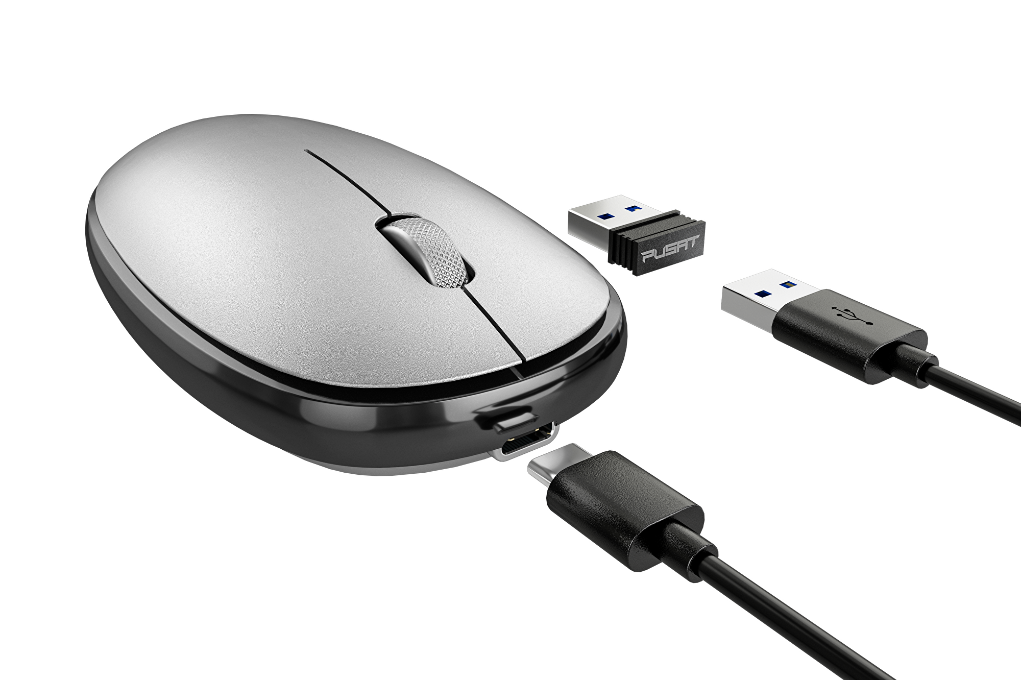Pusat Business Pro Kablosuz Mouse - Gümüş 23031
